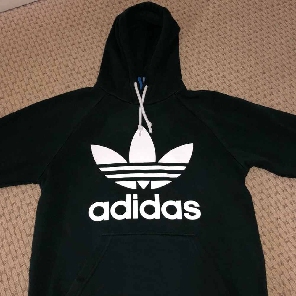 dark green adidas hoodie